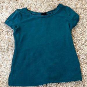 Blue a blue art class shirt medium size.